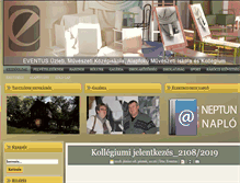 Tablet Screenshot of eventus.hu