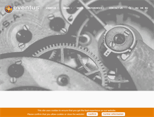 Tablet Screenshot of eventus.eu